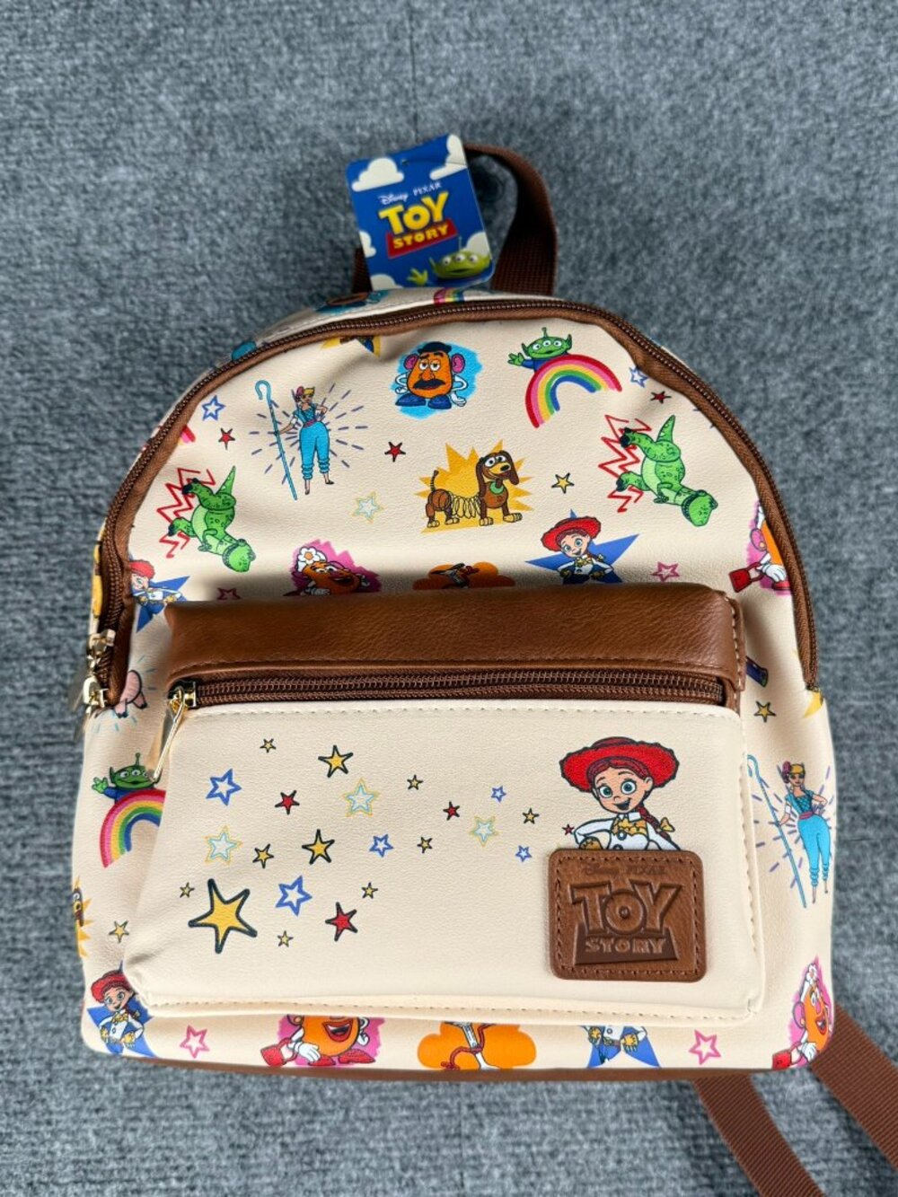 Disney Toy Story Mini Backpack Bioworld NWT All Over Characters Pixar Bag